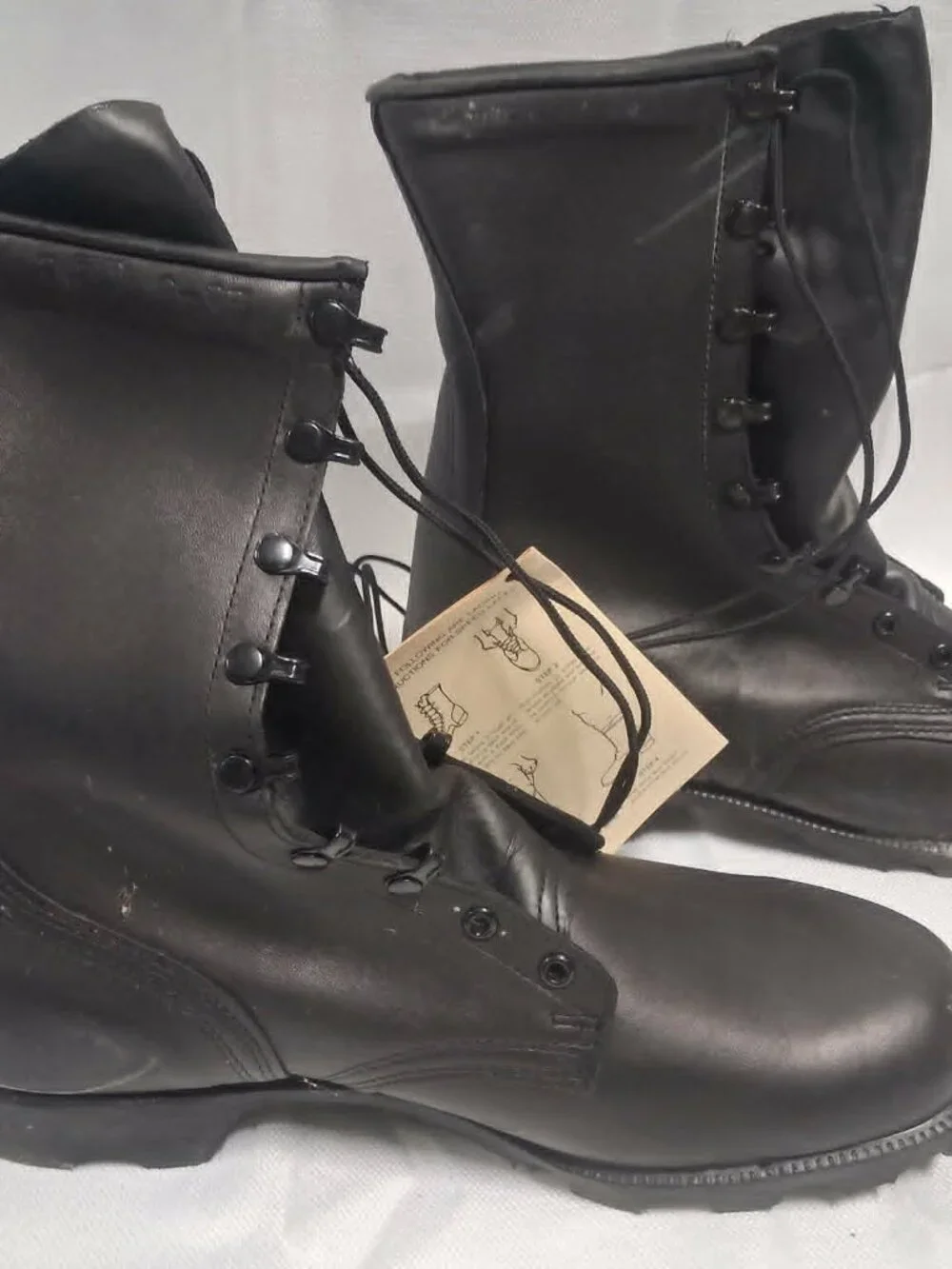 Vintage 1996 RO-Search Military Combat Boots by McRae Footwear Black Size 12R
